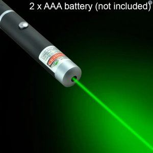 Green Laser Pointer pen with pen clip
